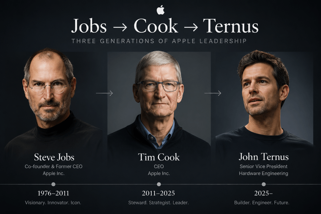 Apple baru tiga kali melakukan suksesi CEO sejak berdiri.